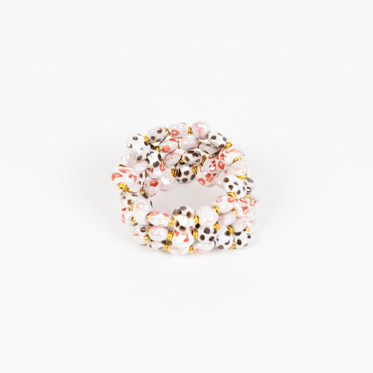 Olive Kazuri Bead Bracelet