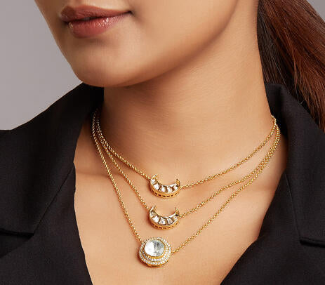 Crescent Choker Necklace
