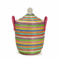 Joal Multicolor Striped Hamper